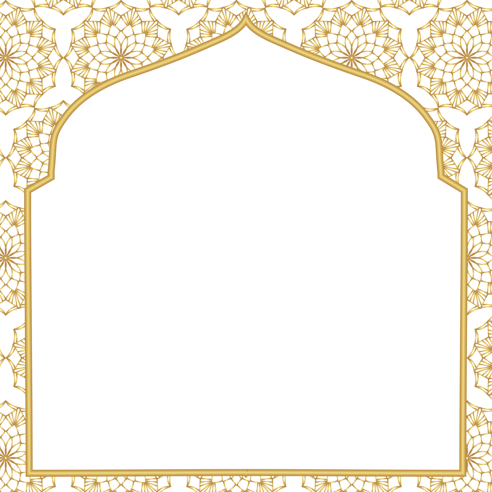 Islamic Golden Frame